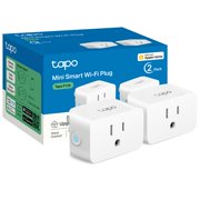 TP-Link Apple HomeKit Smart Plug Mini, Compact Design, 15A/1800W Max, Super Easy Setup, Works with Siri, Alexa & Google Home, UL Certified, 2.4G Wi-Fi Only, White, P125(2-Pack)