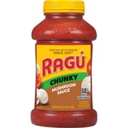 Ragu Super Chunky Mushroom Pasta Sauce, Diced Tomatoes, 45 oz, 10 Servings per Container