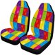 thumbnail image 1 of ABPHQTO Juego de 2 fundas de asiento de coche Funkybacks fondos retro Universal Auto asiento delantero Protector apto para coche, SUV sedán, camión, 1 of 3