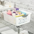 thumbnail image 6 of Sterilite Medium & Small Ultra Plastic Storage Bin Organizer Basket (12 Pack), 6 of 11