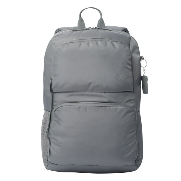 TOTTO Mochila Grande Porta Laptop 14 con Bolsillo para Botella | Escuela - Oficina - Viaje | 21 L CLOUD
