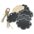 thumbnail image 5 of Tachiuwa 5x10 Pieces Wooden Hanging Tags Chalkboard Message Blackboard Wedding 5 Pcs, 5 of 8