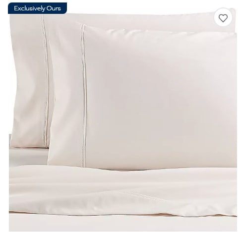 Set of 2 Wamsutta Dream Zone PimaCott Pillowcases Size: King Ivory 