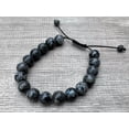 thumbnail image 4 of K-KED Grade A++ Gemstone Bead Adjustable Bracelet 10mm, Genuine Crystals Bracelets-Black Labradorite, 4 of 6