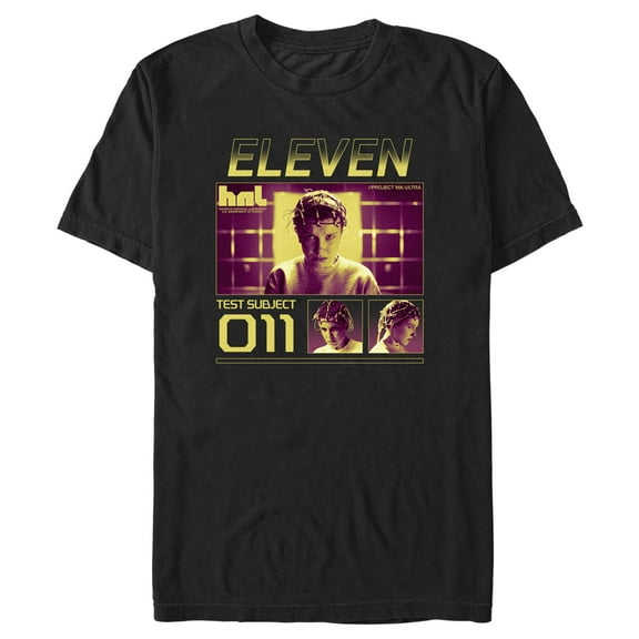 Netflix Men's Stranger Things Test Subject Eleven Graphic T-Shirt