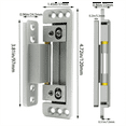 thumbnail image 4 of Hidden Door Hinges,2Packs Adjustable Hinges,110Lbs Load-Bearing,Heavy Duty Concealed Hinges for Secret, 4 of 4