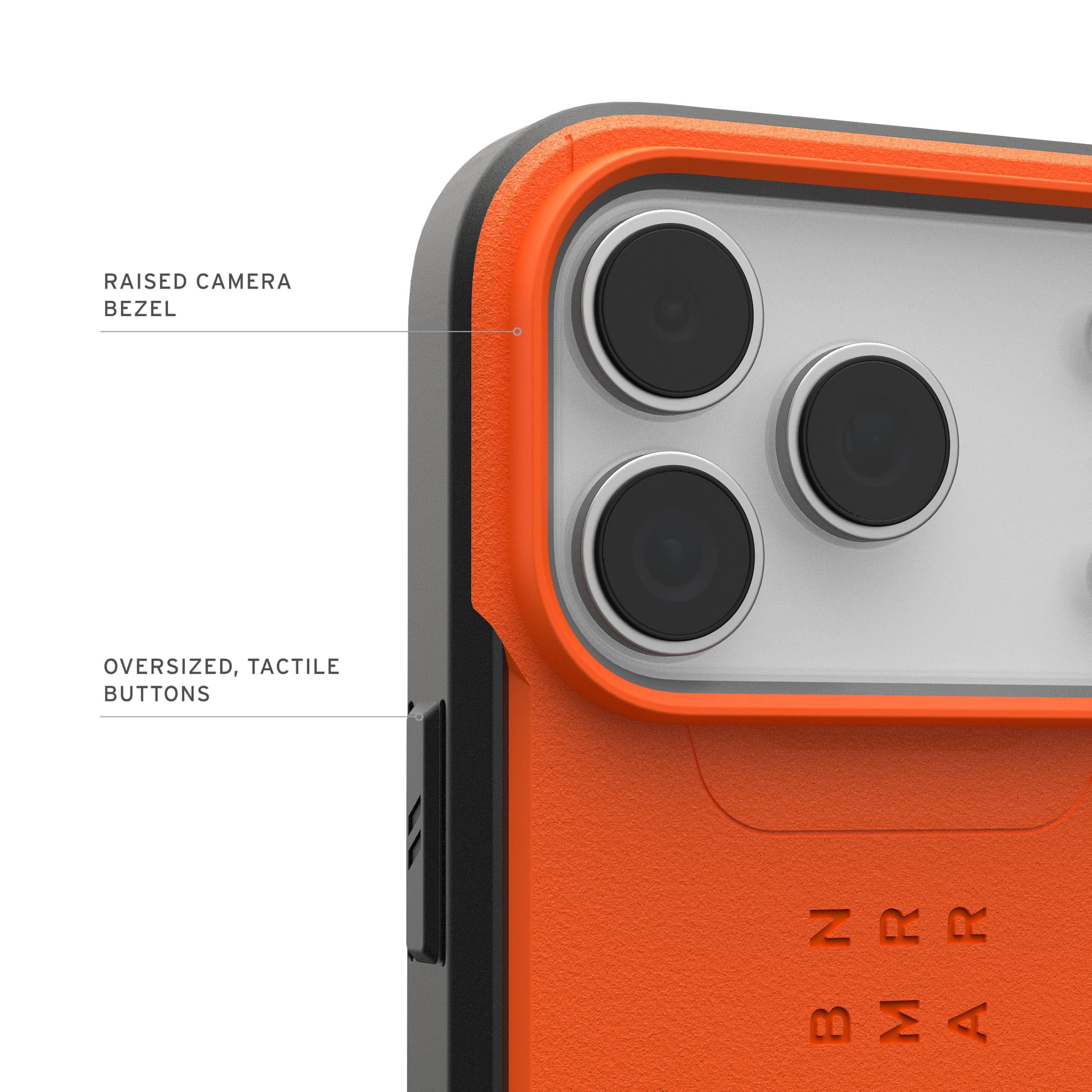 UAG iPhone 17 Pro Case Civilian - Compatible with MagSafe Military Grade Protective Cover, Orange