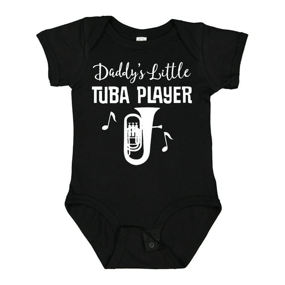Inktastic Future Tuba Player (daddys Little) Boys or Girls Baby Bodysuit
