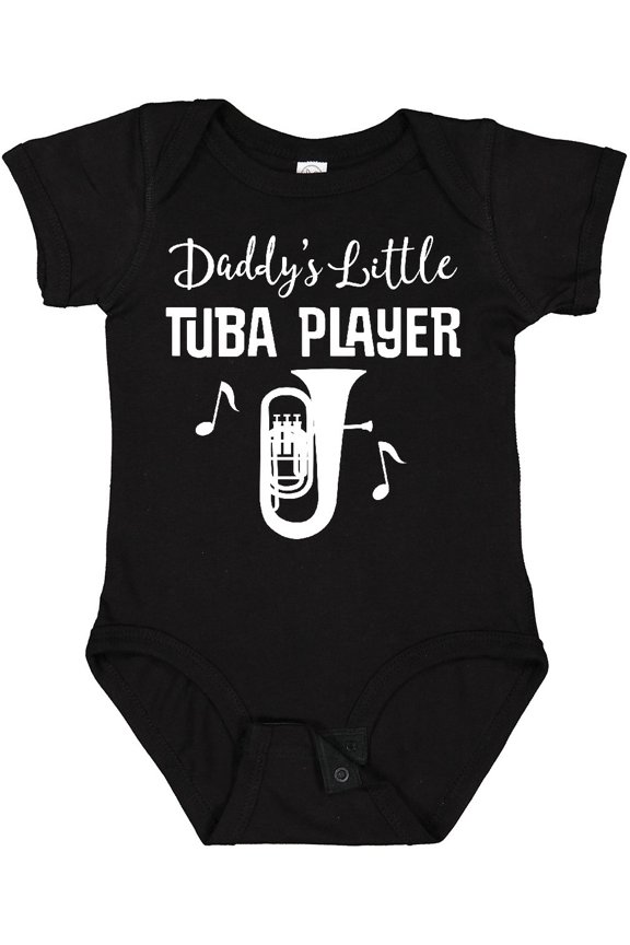Future Tuba Player (daddys Little) Boys or Girls Baby Bodysuit