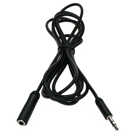 25' Headphone Extension Cable - 25 ft 3.5mm Male to Female Slim Stereo Audio Extension Cable