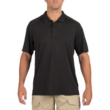 5.11 Tactical Helios Short-Sleeve Polo Black, Small