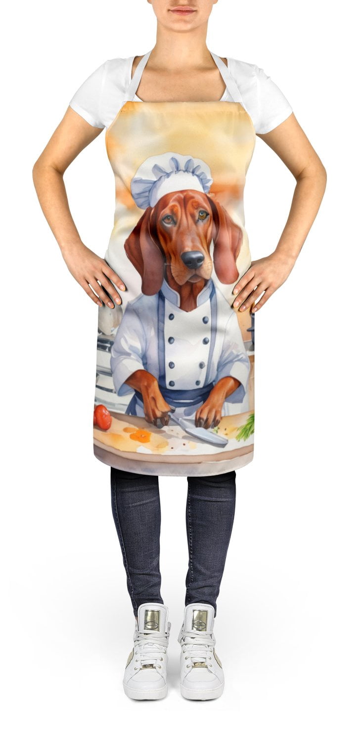 Redbone Coonhound The Chef Apron 27 in x 30 in