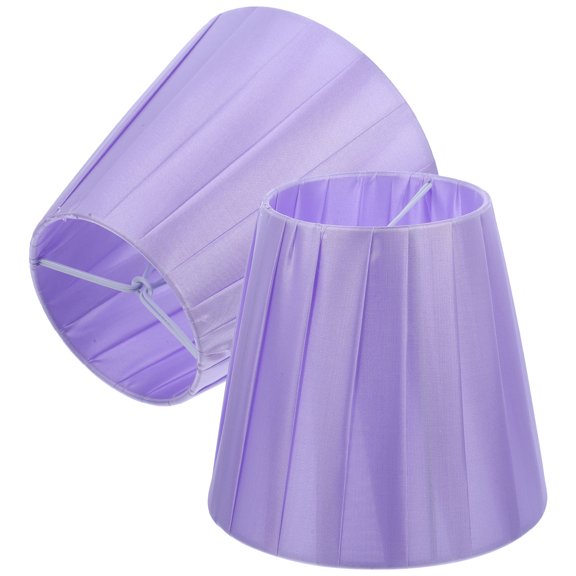OUNONA  2 Pcs Lamp Shades for Table Lamps Clamp Lampshade Cloth Study Room