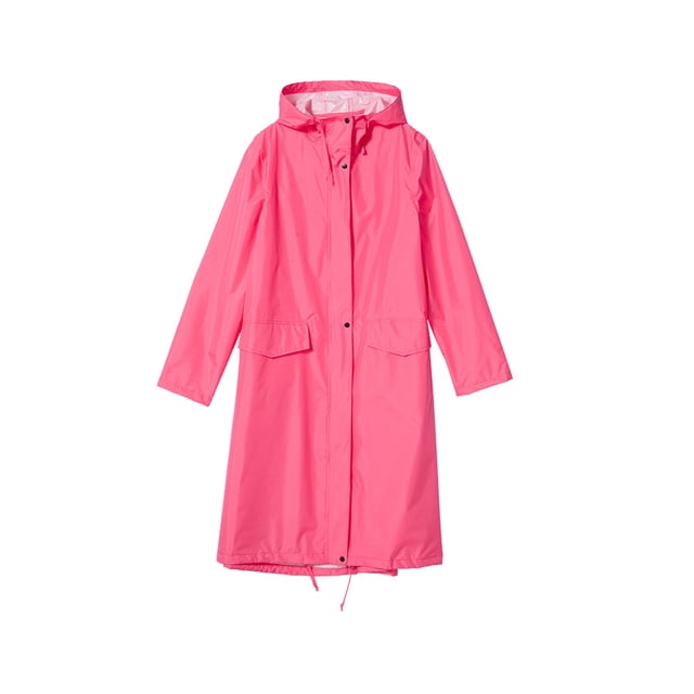Chubasquero largo Inteprter Unisex Rosa roja XXL
