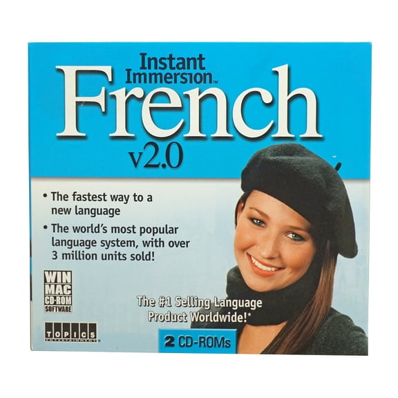 Instant Immersion Learn French Language for Beginners CD-Rom Software