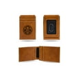 thumbnail image 1 of Denver Nuggets Laser Engraved Brown Front Pocket Wallet, 1 of 1