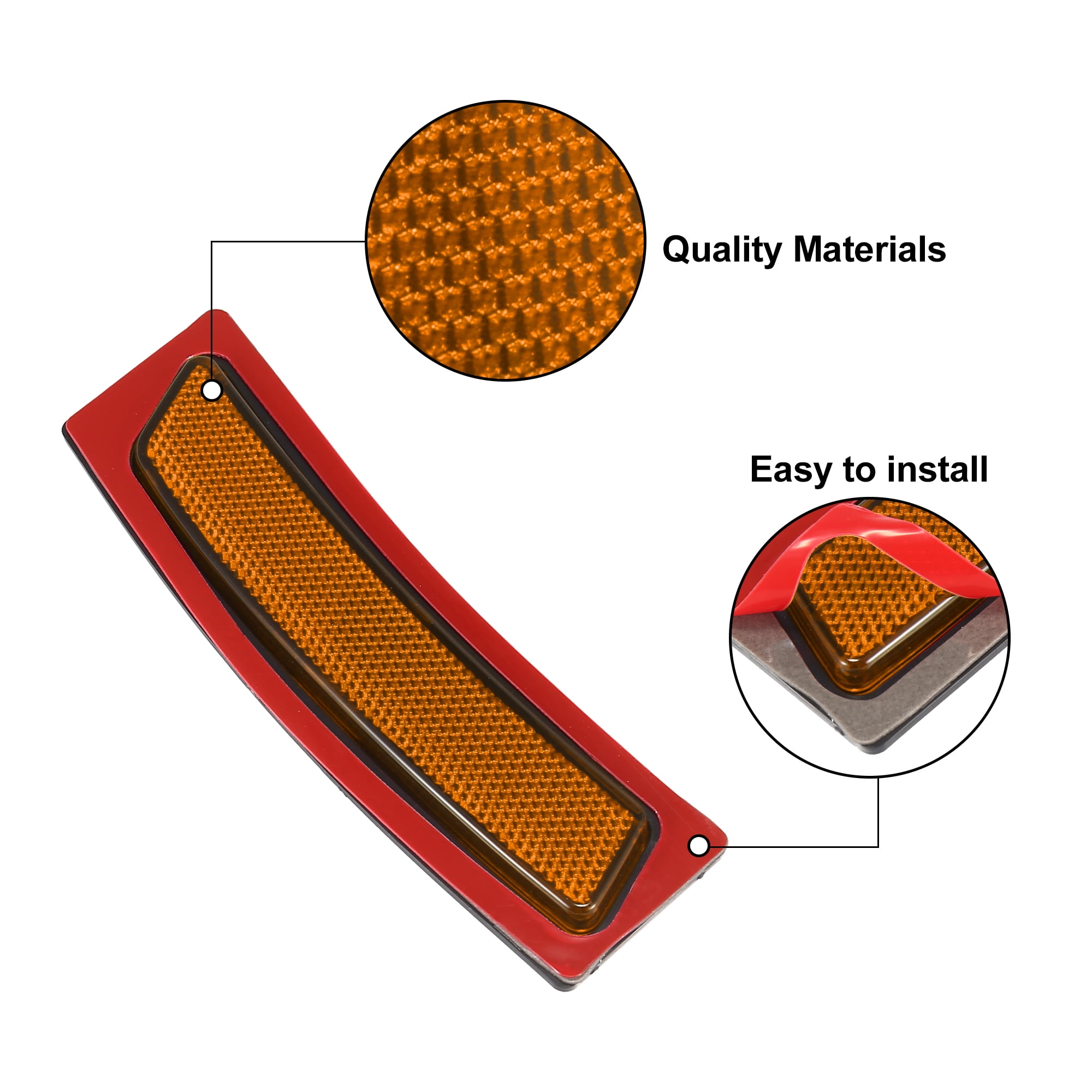 Unique Bargains Front Bumper Reflector for BMW 420i 2016-2017 428i 2014-2016 430i 2017