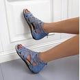 thumbnail image 7 of UTTOASFAY Womens Sandals Flat Lace Open-Toe Women'S Shoes with Zipper Roman Women'S Sandals Blue 7.5(39), 7 of 7
