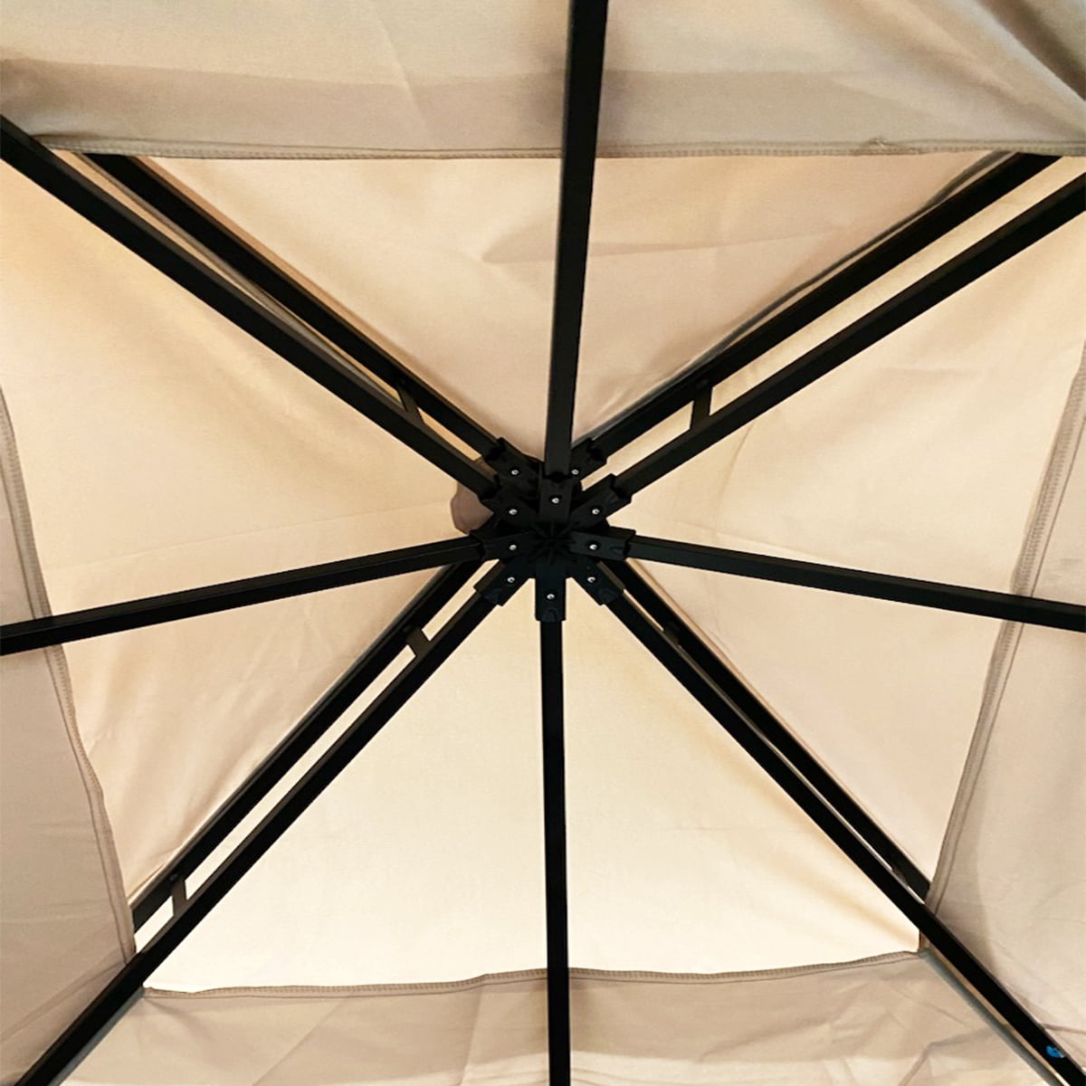Garden Winds Replacement Canopy Top Cover Compatible with The ABCCANOPY & MasterCanopy Arrow Crescent Gazebo 10 x 12 - Riplock 350 Beige