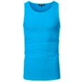 thumbnail image 3 of FashionOutfit Men's Basic Solid Sleeveless Round Neck Tank Top Various Colors, 3 of 4