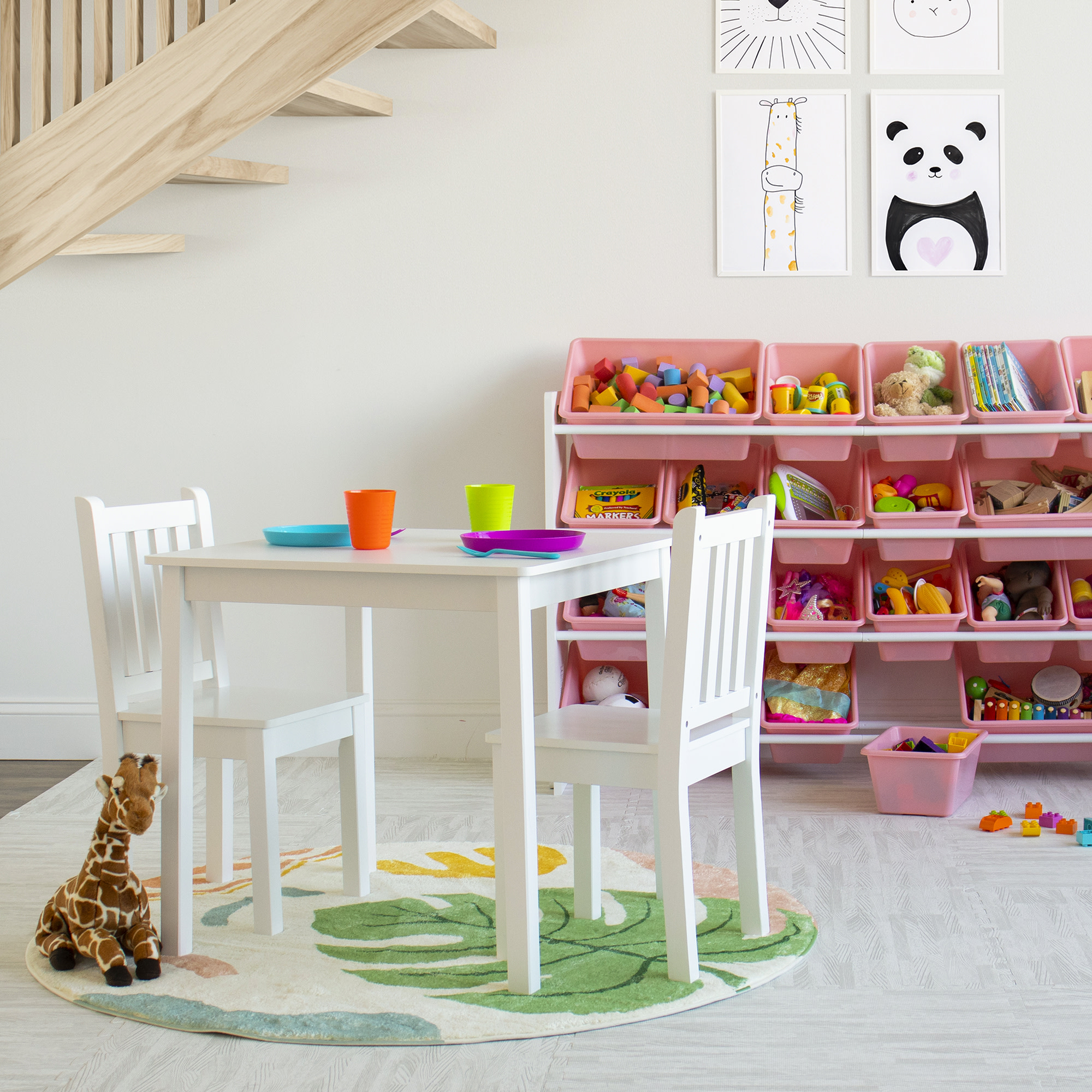 Humble Crew Cambridge Kids Wood Table and 2 Chairs Set photo 5