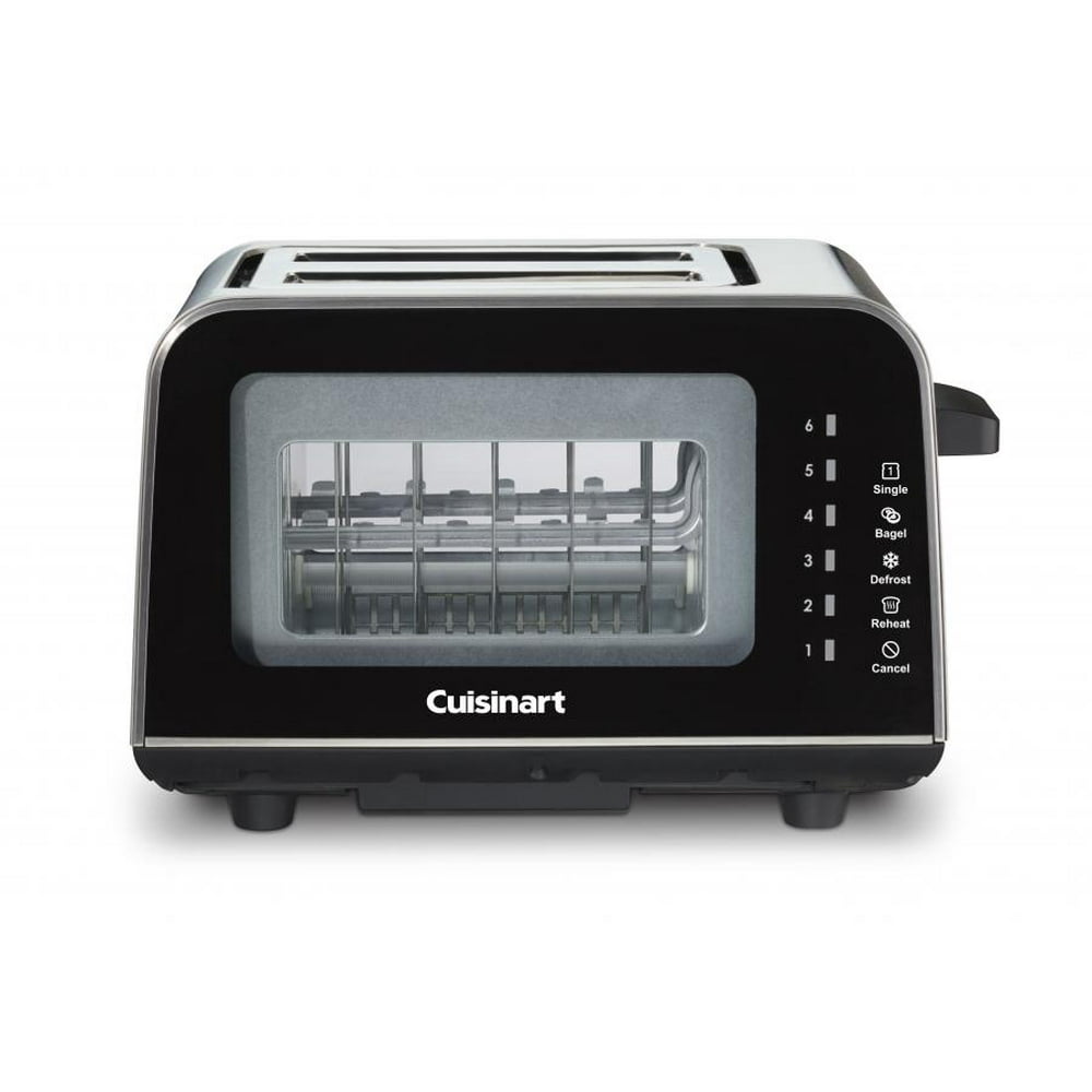 Cuisinart ViewPro Glass 2Slice Toaster, Black