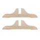 thumbnail image 2 of 2 soportes para mampara de privacidad, base de madera para puerta móvil, pies de apoyo para oficina, protectores Color madera, 2 of 9