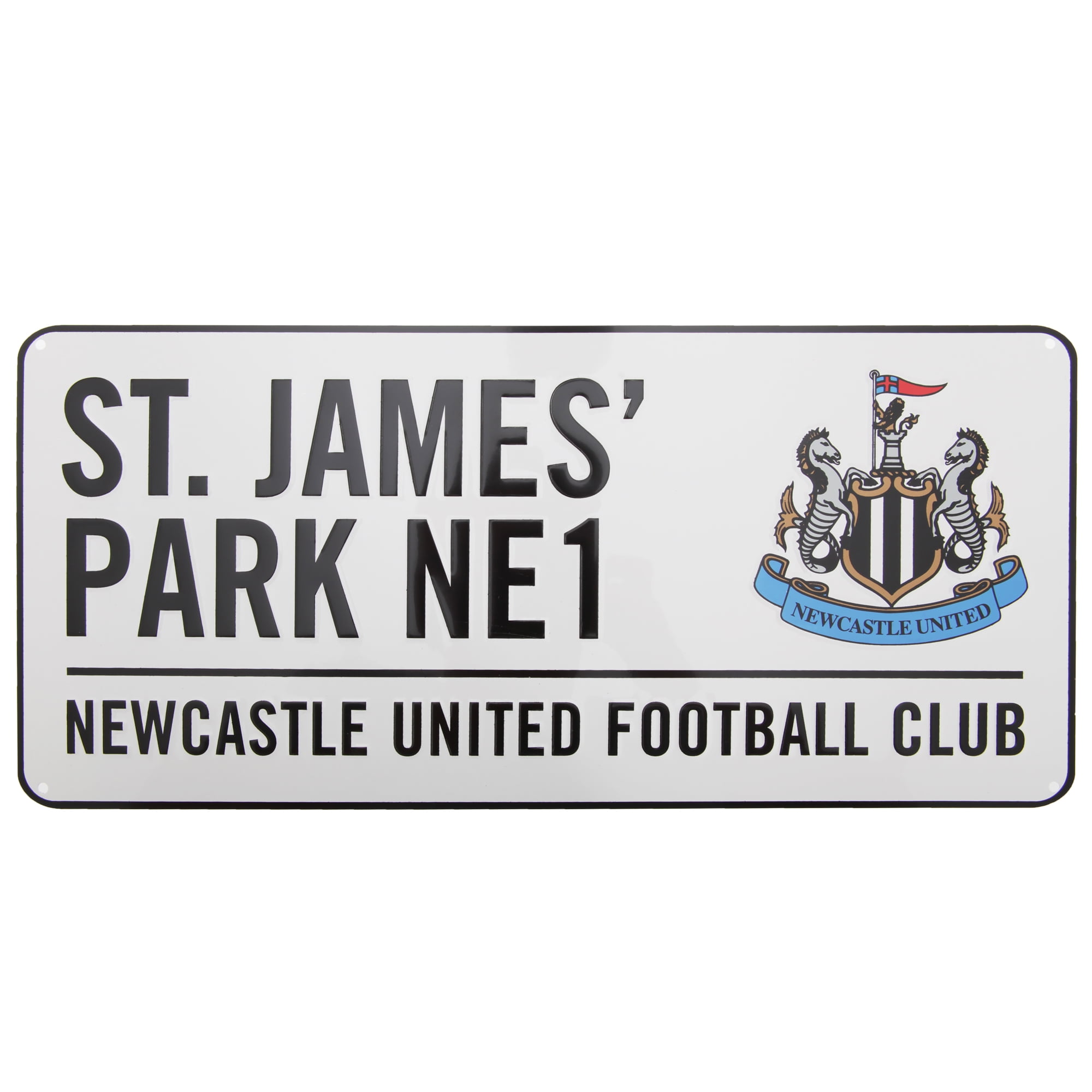 St James'Park Metal Street Sign Newcastle United
