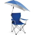 SportBrella Folding Chair with Detachable Umbrella, Blue