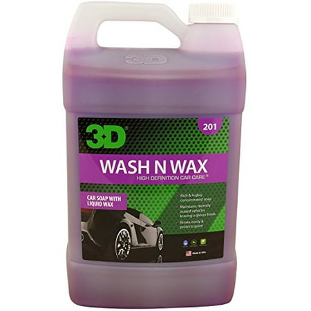 Wash N Wax - Shampoo & Conditioner - 1 Gallon (Best Car Shampoo And Wax)