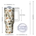 thumbnail image 3 of Camouflage 40oz Tumbler– Stainless Steel Insulated Tumbler with Handle and Straw, Large Capacity Travel Cup for Hot & Cold Drinks, 3 of 6