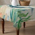 thumbnail image 4 of Whale Coastal Table Cloth Waterproof Tablecloths, Vintage Nautical Ocean Starfish Compass Tablecloth Dining Table Cover for Kitchen Party Tabletop Outdoor, Square Tablecloth 54x54 Inch, 4 of 9