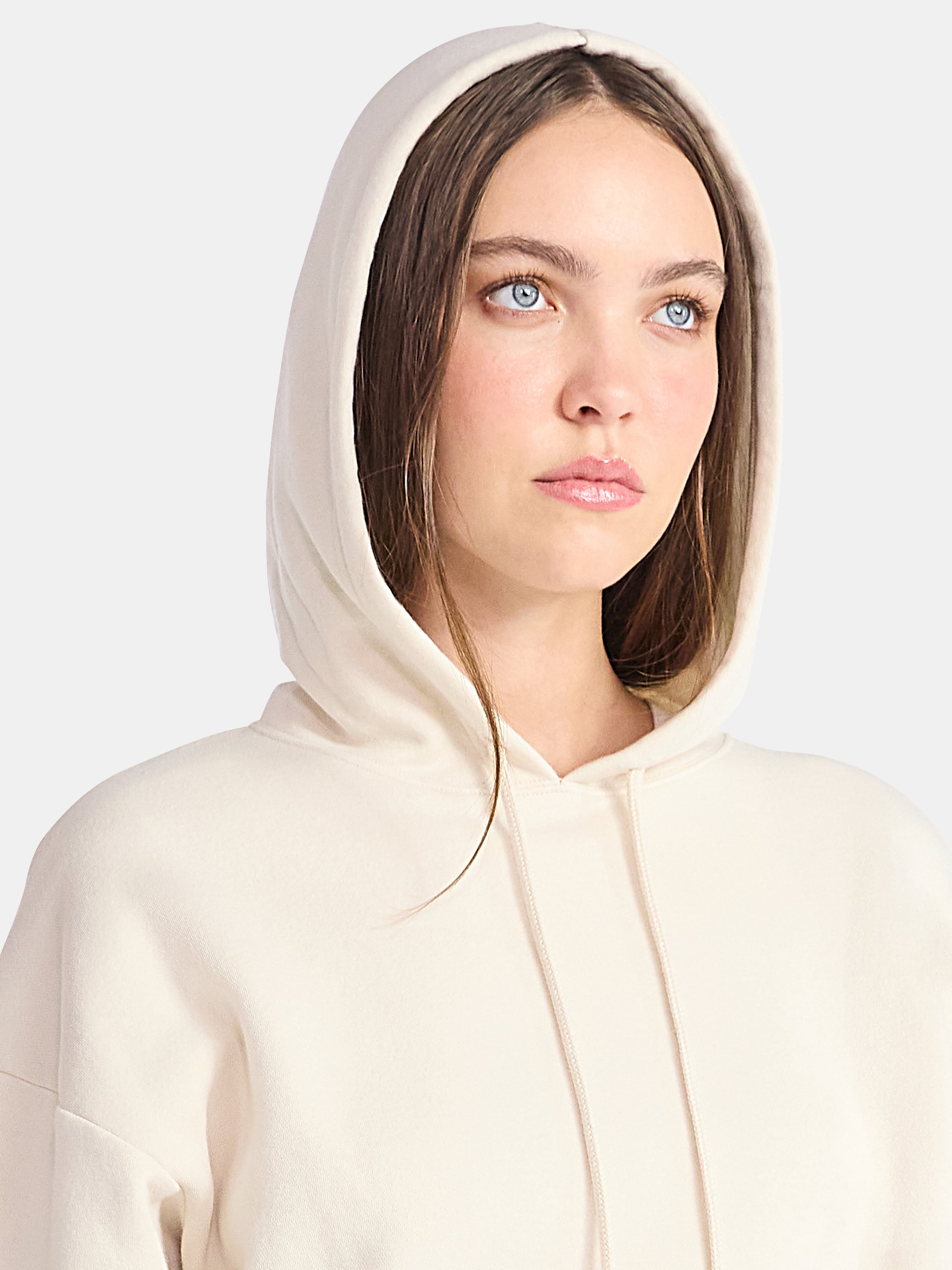 No Boundaries Essential Fleece Hoodie, Women's Sizes XXS-XXL