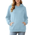 thumbnail image 2 of WAGUTH Maternity Nursing Hoodie for Women Long Sleeve Pullover Sweatshirt with Discreet Breastfeeding Zippers and Pocket for Fall Winter, 2 of 6