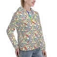 thumbnail image 6 of Honeii Paisley Floral 5 Pattern Womens Oversized Hoodies Long Sleeve Sweatshirts Pullover Fall Outfits with Pocket-X-Large, 6 of 7