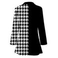 thumbnail image 3 of UPPADA Ladies Blazers Clearance Blazer Jacket for Women Solid Color Casual Long Sleeve Lapel Open Front Office Coats Suit for Work Professional Dressy Elegant, 3 of 4