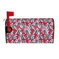 thumbnail image 2 of Daiia Palm Tree Pattern on Red Mailbox Cover , Magnetic Welcome Mailbox Wraps Post Letter Box Cover for Garden Yard Home Decor-25.5x21 in, 2 of 9
