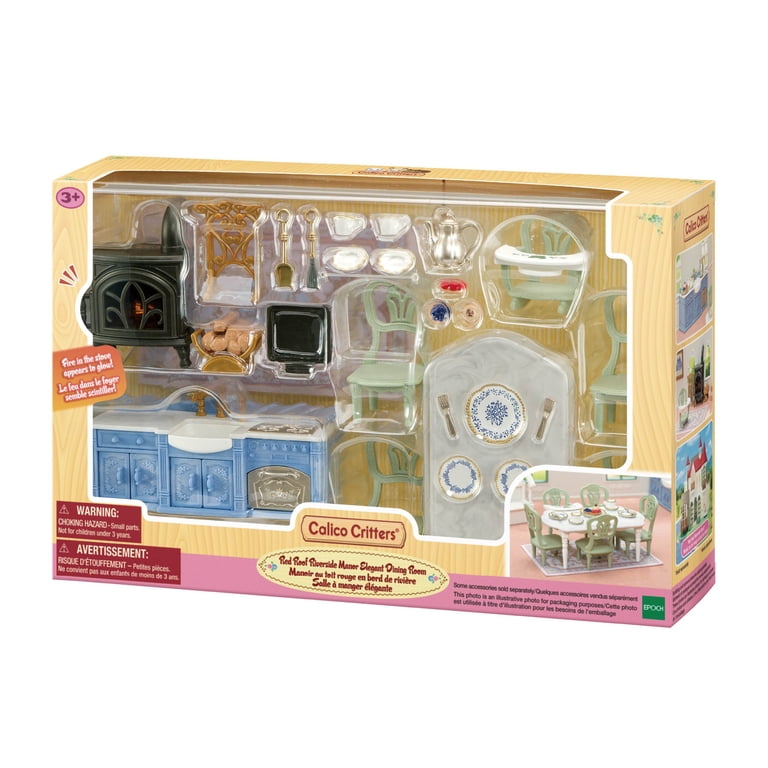 Calico Critters Red Roof Riverside Manor Dining Room photo 2