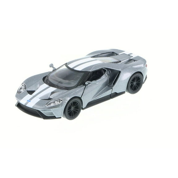 2017 Ford GT, Silver - Kinsmart 5391DF - 1/38 Scale Diecast Model Toy Car (Brand New, but NOT IN BOX)