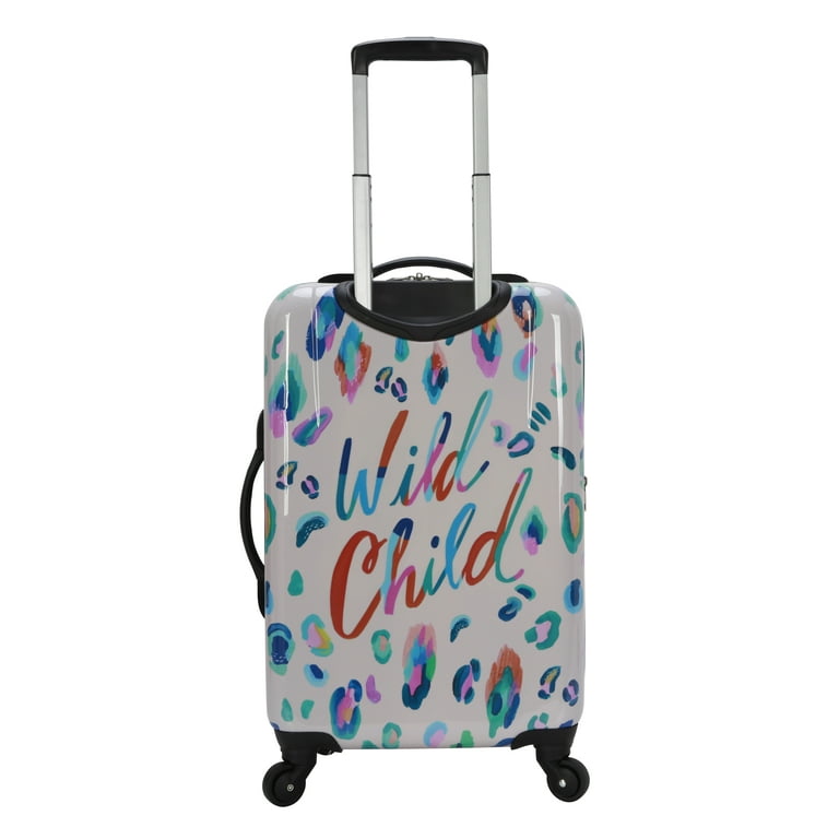 Leopard cheap hardside luggage