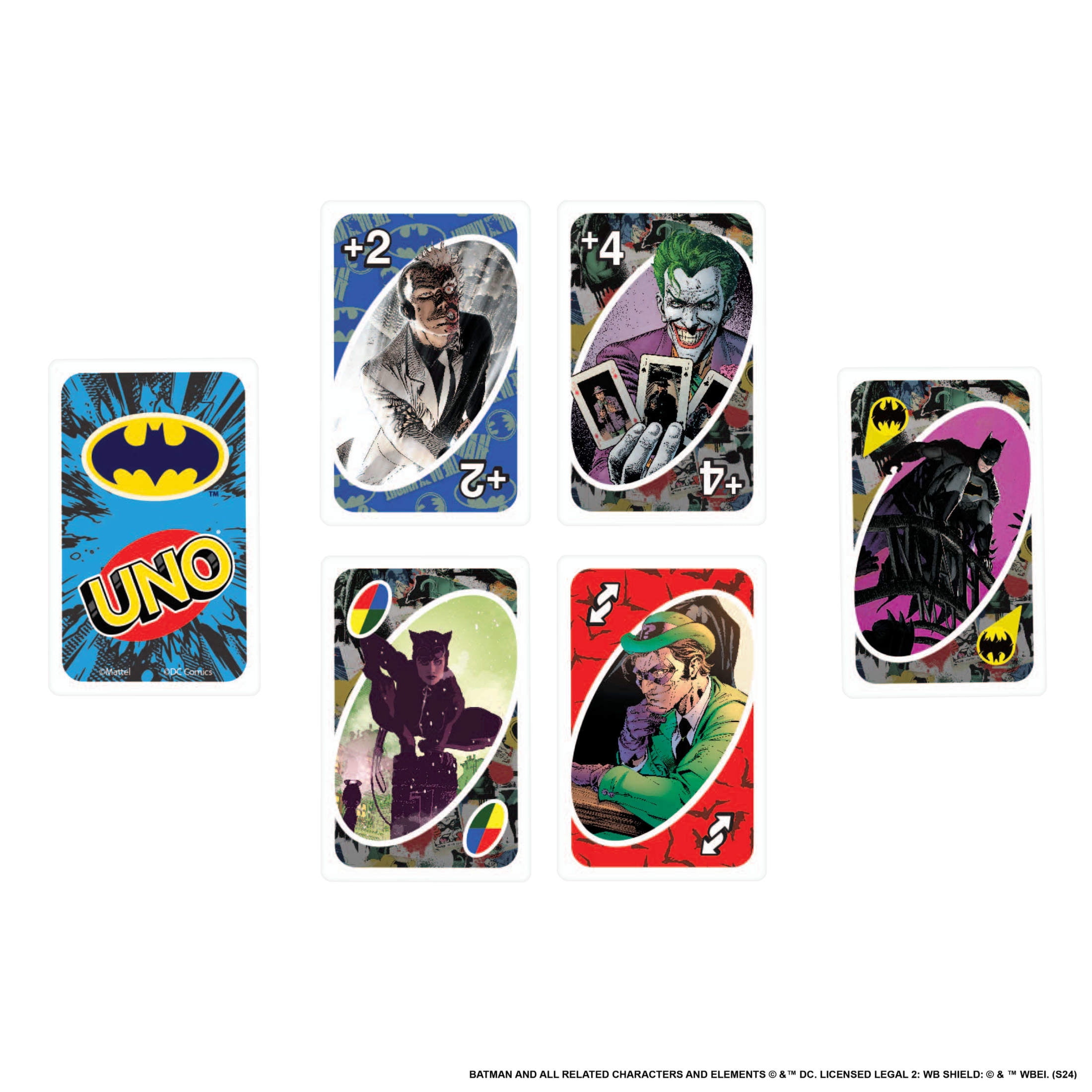 UNO, Batman Card Game, Collectible Deck, for Kids & Family Night