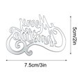 thumbnail image 3 of Fiudx Ofertas y liquidaciones 2 plantillas de troquelado de metal con diseño de Feliz Navidad para álbum de recortes DIY, decoración de tarjetas de papel, 3 of 7