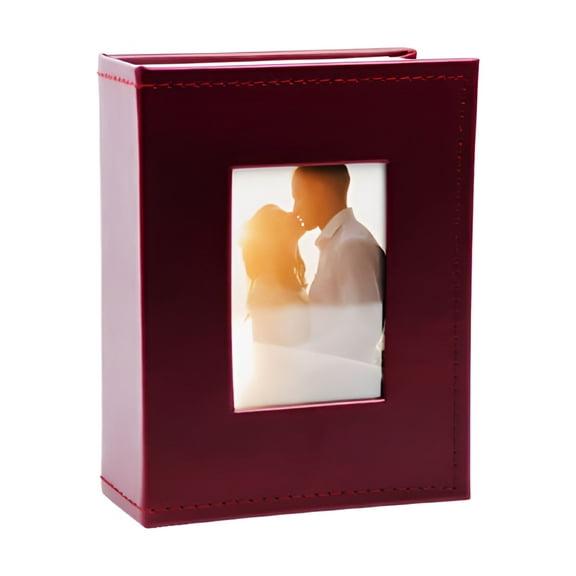 ACDANC Slip-in Photo Album Faux Leather Cover 50 Pages 100 Pockets 4x6-Inch Wedding Travel Baby Shower Kids Family Anniversary Picture Collection Book