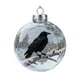 thumbnail image 2 of Herunwer Winter Birds Christmas Glass Bauble Collection, Nature’s Birds Crystal Glass Ornament, Cute Hummingbird Christmas Tree Ornaments, 2 of 6