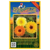 Everwilde Farms - 500 Pacific Beauty Mixed Calendula Garden Flower Seeds - Gold Vault Jumbo Bulk Seed Packet