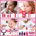 thumbnail image 5 of UUSUOO Kids Makeup Kit for Girls,34PCS Toddler Purse Set with Pretend Makeup Kit for Toddlers,Princess Toys Includes Handbag,Phone,Wallet,Christmas Birthday Gift for Kids 3-6-12, 5 of 7