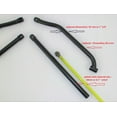 thumbnail image 6 of 2014 -17 Polaris RZR Razor1000 lower High Clearance Radius Bars rods Kit black, 6 of 6