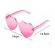 thumbnail image 3 of 10pz Gafas De Sol De Corazón Accesorios Moda Mujer Lentes rosas, 3 of 3