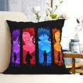 thumbnail image 5 of Jujutsu Kaisen Ryomen Sukuna Throw Pillow Covers Cases Cushion Cover Decorative Pillows For Couch Sofa Chair For Bed Bedroom Home Decor Decoration Office Car Soft Pillowcase Square Case 20"X20", 5 of 7