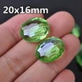 thumbnail image 5 of U8MO 10pcs Oval Faceted 12x9mm 16x12mm 20x16mm Crystal Glass Beads for Jewelry Making-Purple-20x16mm, 5 of 6
